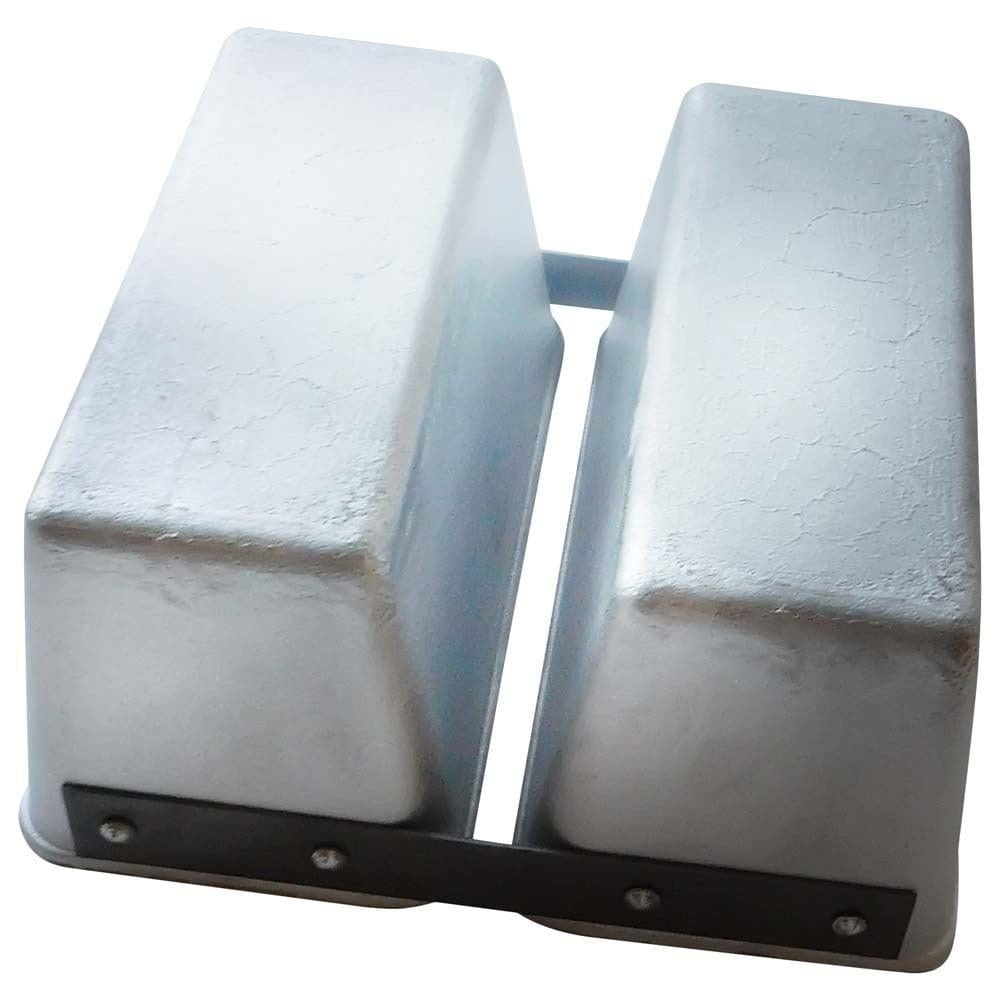 Форма подвійна для випікання хліба Л12а алюміній 17х11х9 см (81362) - фото 3 Форма подвійна для випікання хліба Л12а алюміній 17х11х9 см (81362) - фото 3