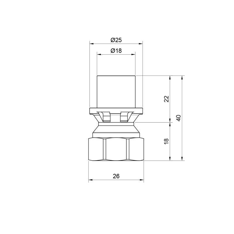 Перехідник прес Icma №401 16х1/2" ВР (FRRS00007151) - фото 2 Перехідник прес Icma №401 16х1/2" ВР (FRRS00007151) - фото 2