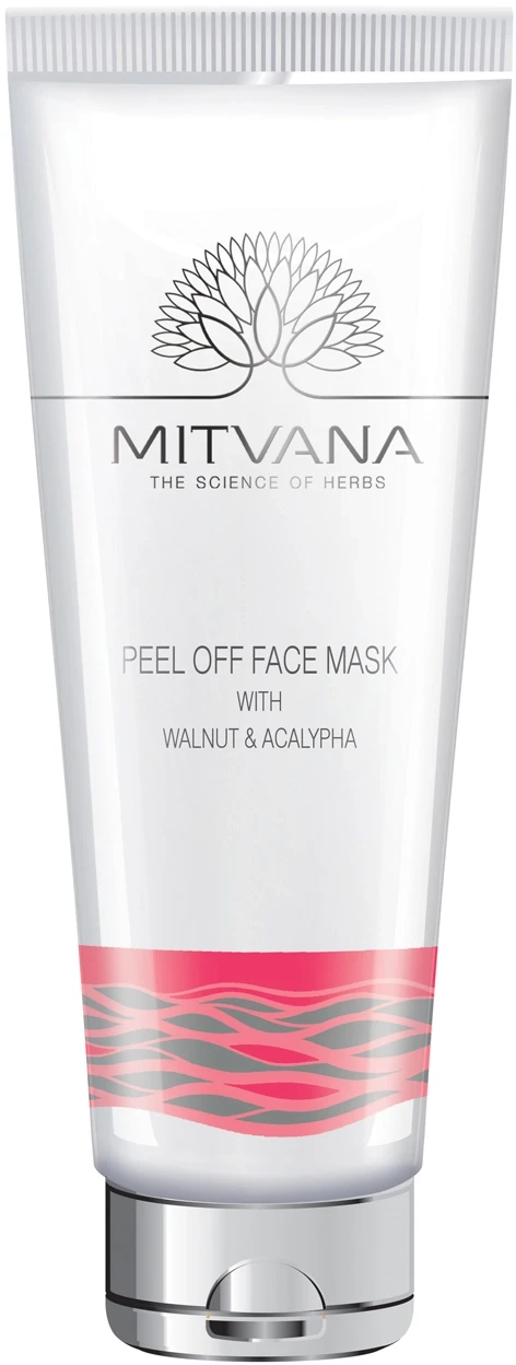 Пилинг-маска для лица Mitvana Peel Off Face Mask with Walnut&Acalypha с грецким орехом и акалифой 100 мл (2072056627)