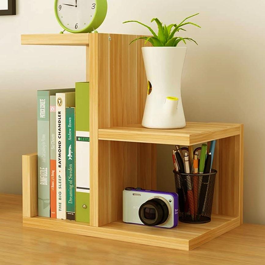 Полка книжная настольная из дерева Денсборн Карри (КПА-028103)