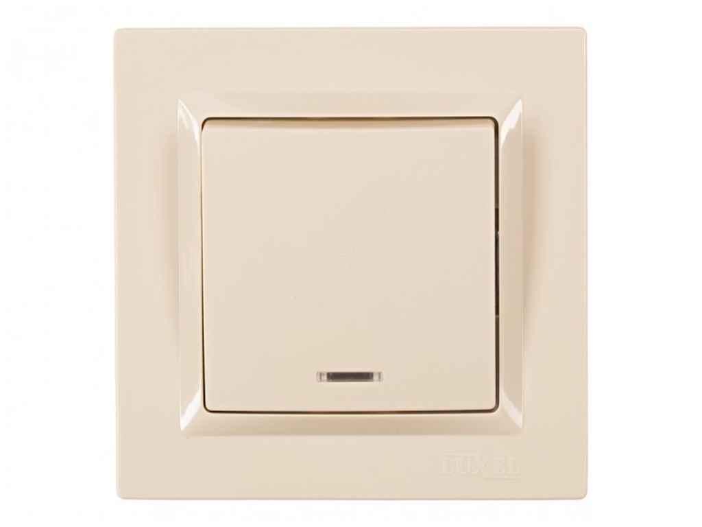 Выключатель Luxel с подсветкой JAZZ 9305 (1017581)