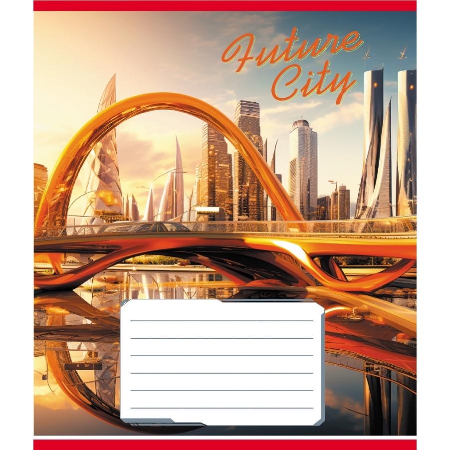 Шкільний зошит Міста майбутнього 024-550177K-3 в клітинку 24 аркуші (RLT55259)