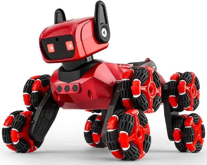 Собака робот Stunt Dog Red 8-wheel robot dog з парогенератором та пультом (28208593)