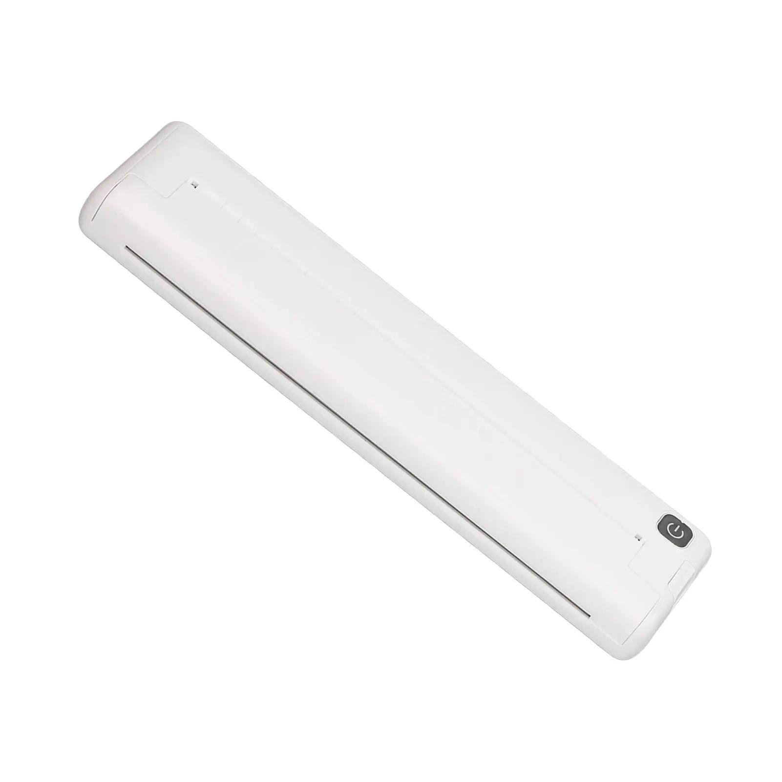 Термопринтер на бумаге формата Portable Thermal Printer A4 10 мм/с Bluetooth 265x58x32 мм Белый (opt-15832)