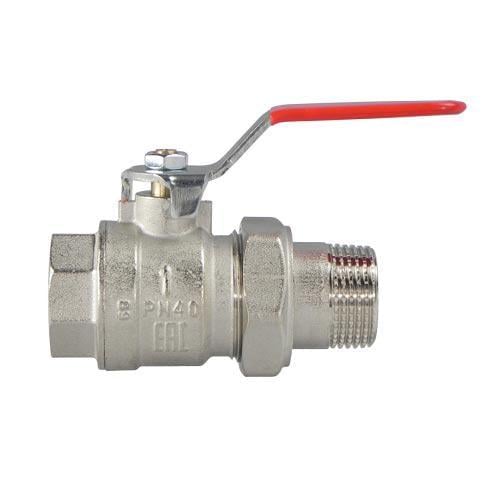 Кран шаровой IVR 1/2" прямой американка