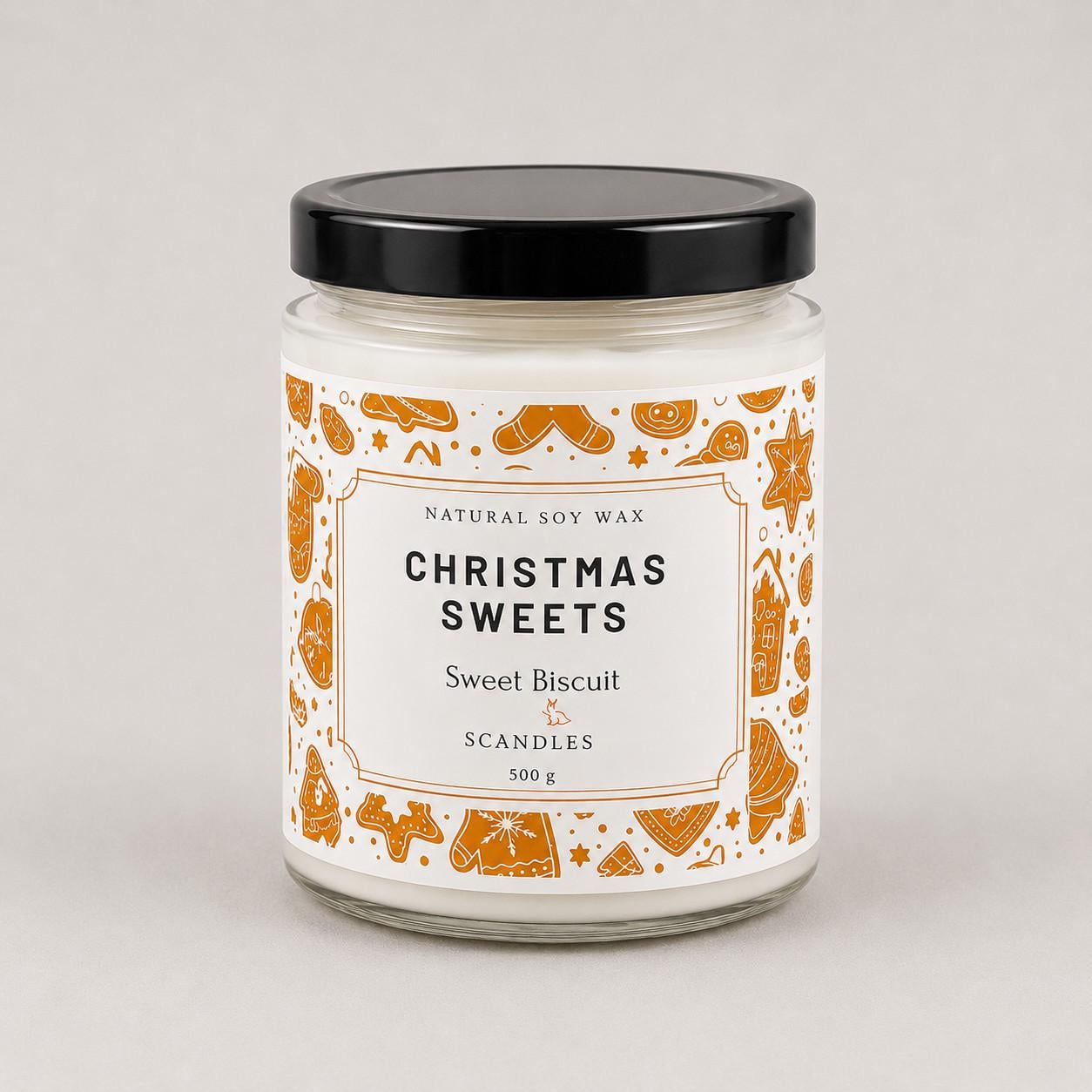 Ароматическая соевая свеча Major Gift Christmas Sweets