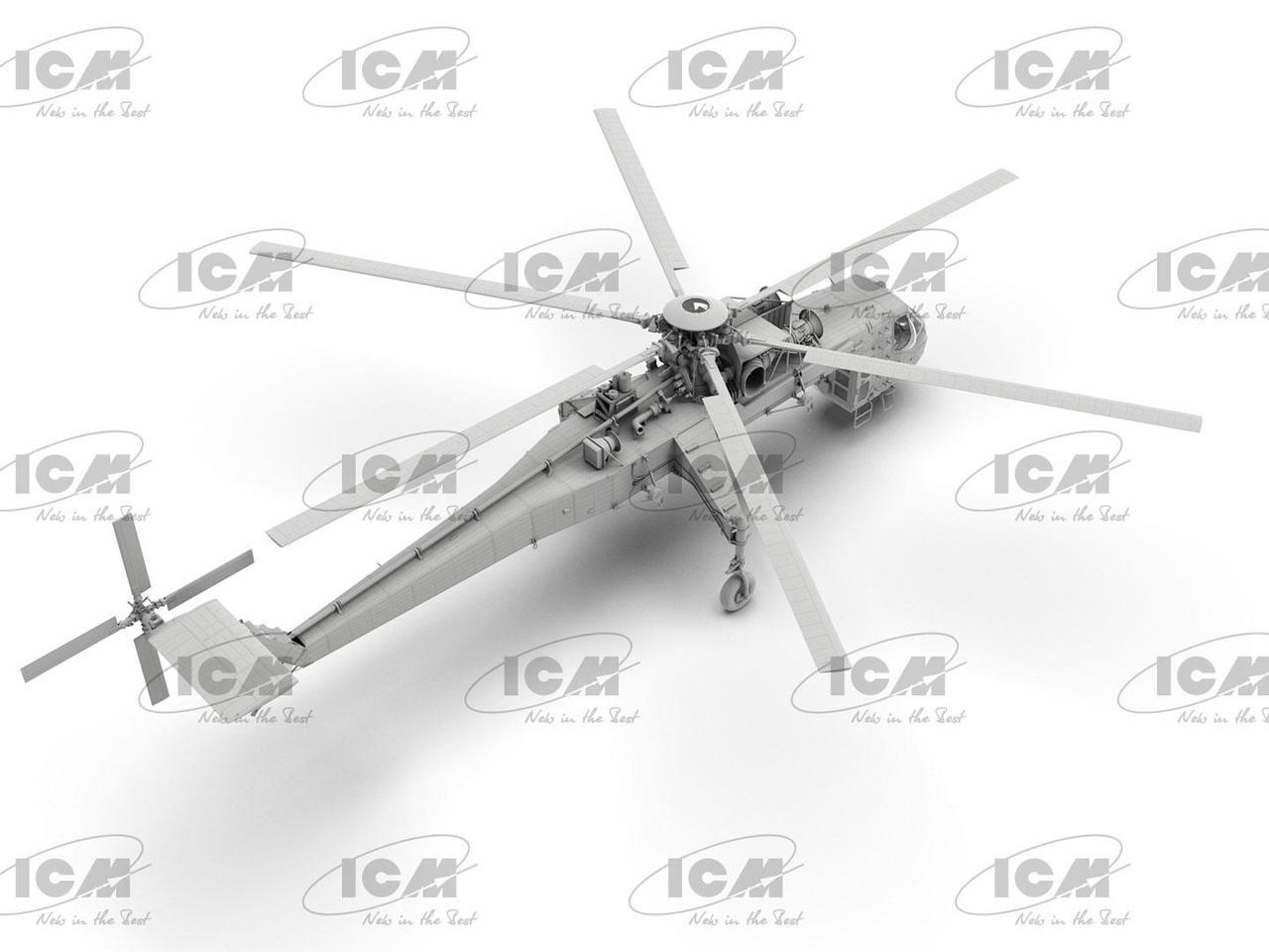 Сборная модель ICM S-64E Skycrane (53058) - фото 7 Сборная модель ICM S-64E Skycrane (53058) - фото 7