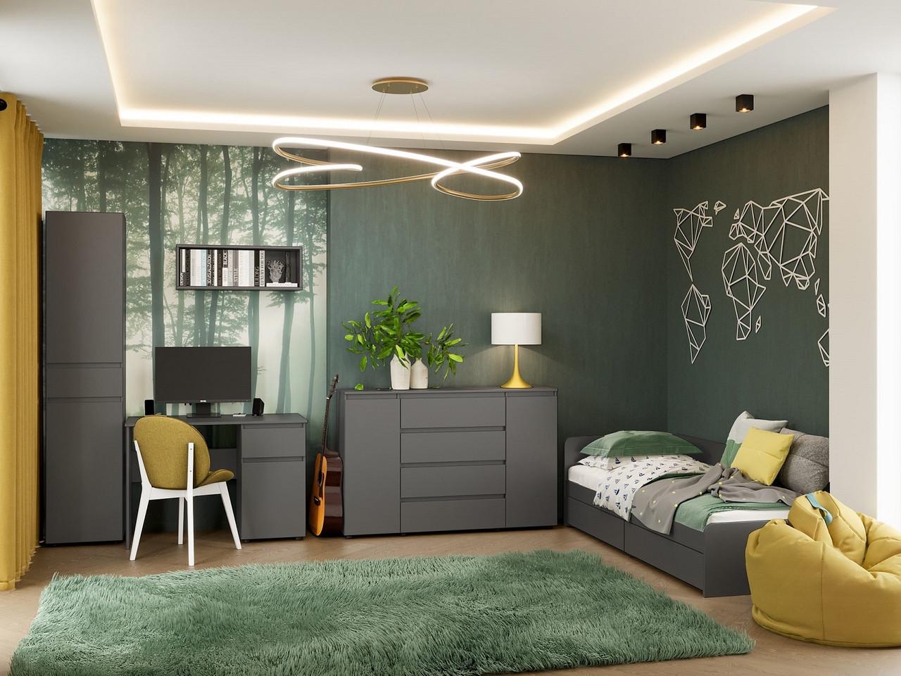 Спальня дитяча Еверест Лайт-3 Графітовий (ЕВ20811.03) - фото 2