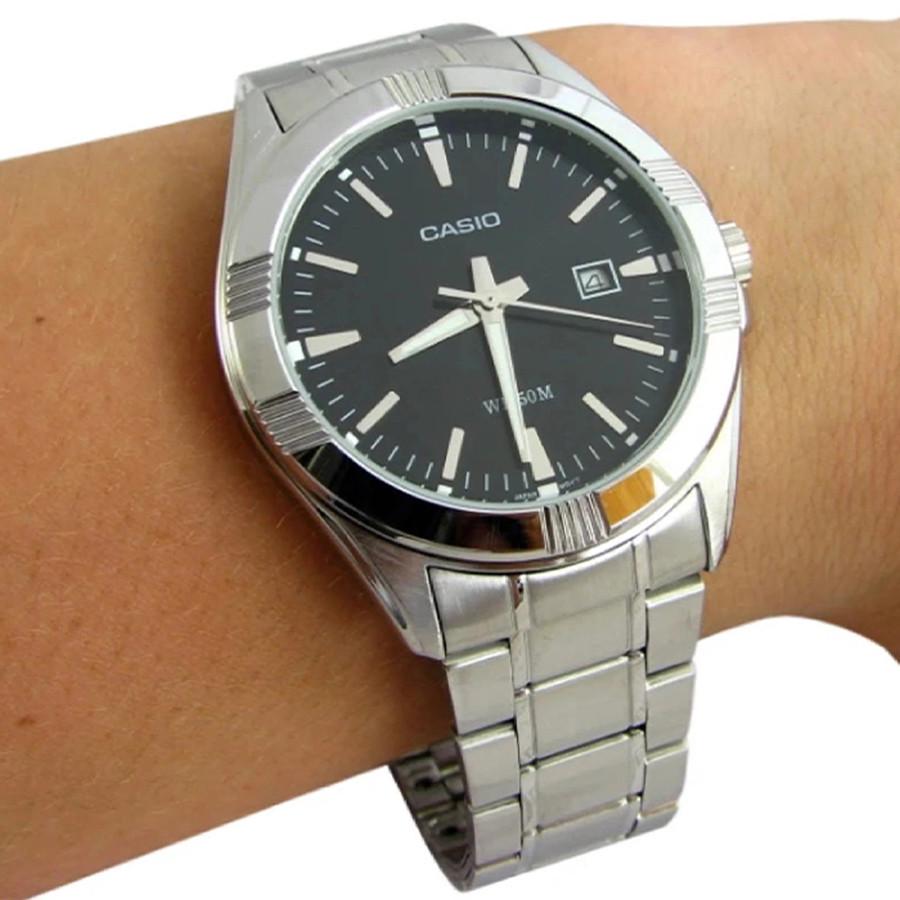 Наручний годинник чоловічий Casio MTP-1308D-1A Timeless Collection Чорний (2824744100)