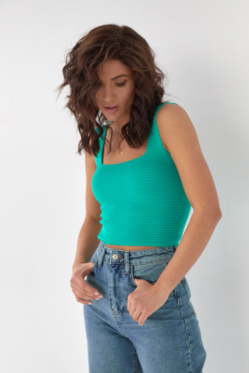 Топ женский на широких бретелях Barley S Зеленый (9498381)