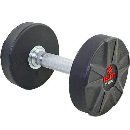 Гантель професійна DB6112 7,5 кг Чорний (56363094) - фото 1 Гантель професійна DB6112 7,5 кг Чорний (56363094) - фото 1