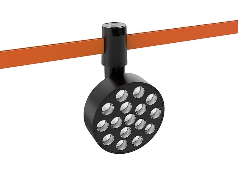 Светильник трековый светодиодный LEDUA AeroLine YZ1813 48V 10W 4000К 24° 95x30 мм Черный (10250)