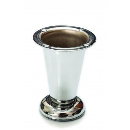 Меблева ніжка конусна Sigma 100 мм Хром (111034)