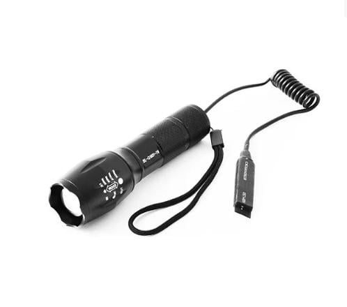 Фонарь под ружье Bailong BL Q1831 T6 с выносной кнопкой