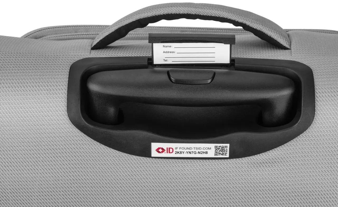 Валіза тканинна мала Topmove зі збільшенням об'єму 35/40 л Сірий (IAN445590 black) - фото 5