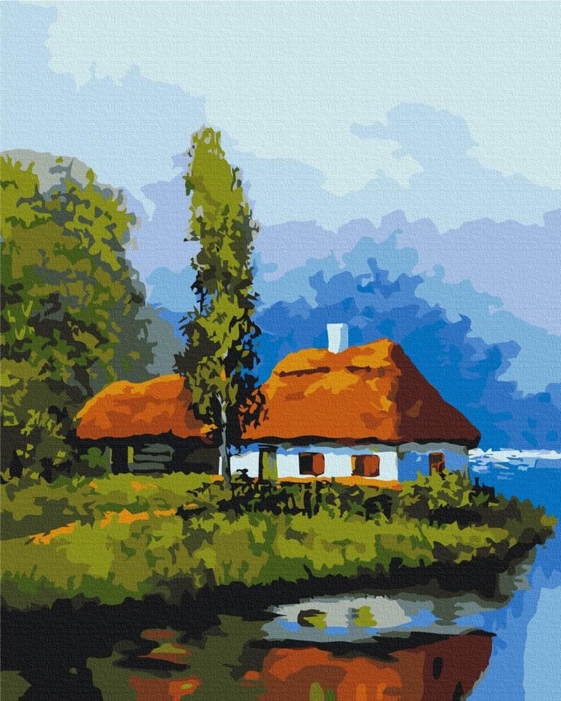 Картина по номерам Brushme SH53152 Украинское Село 40x50 см (27469)