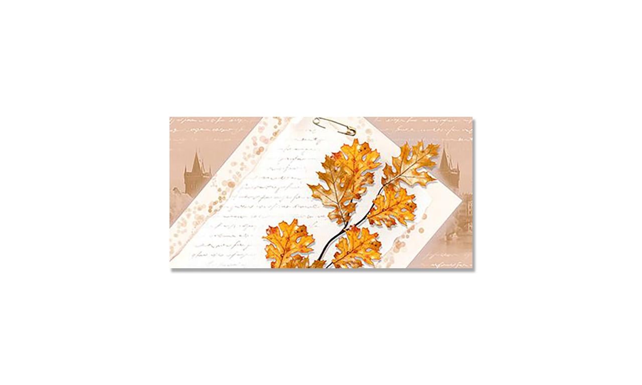 Наклейка виниловая на стол Zatarga Дубовые листья 600х1200 мм (1274514255)