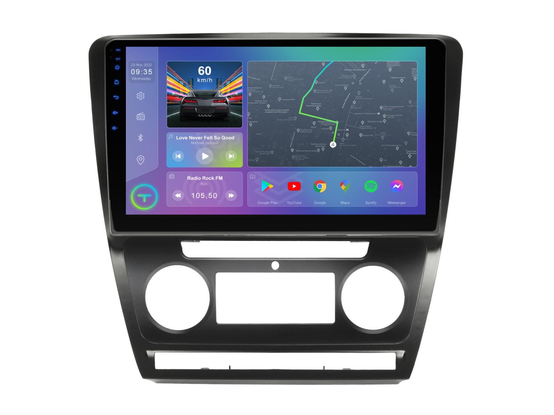 Автомагнитола штатная Torssen F10232 для Skoda Octavia A5 2008-2013 г. 4G/Carplay/DSP 2/32 GB 10" (20220777)