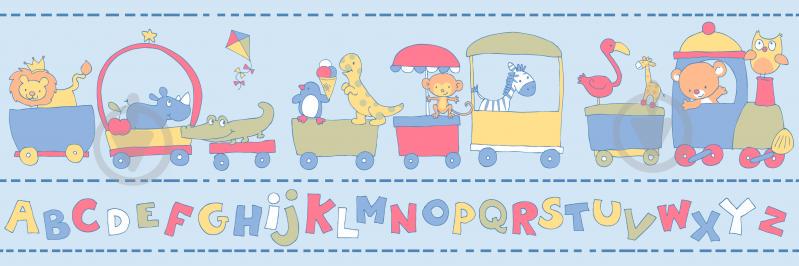 Бумажные детские обои (Бордюр) ICH Coconet 572-4 Разноцветные