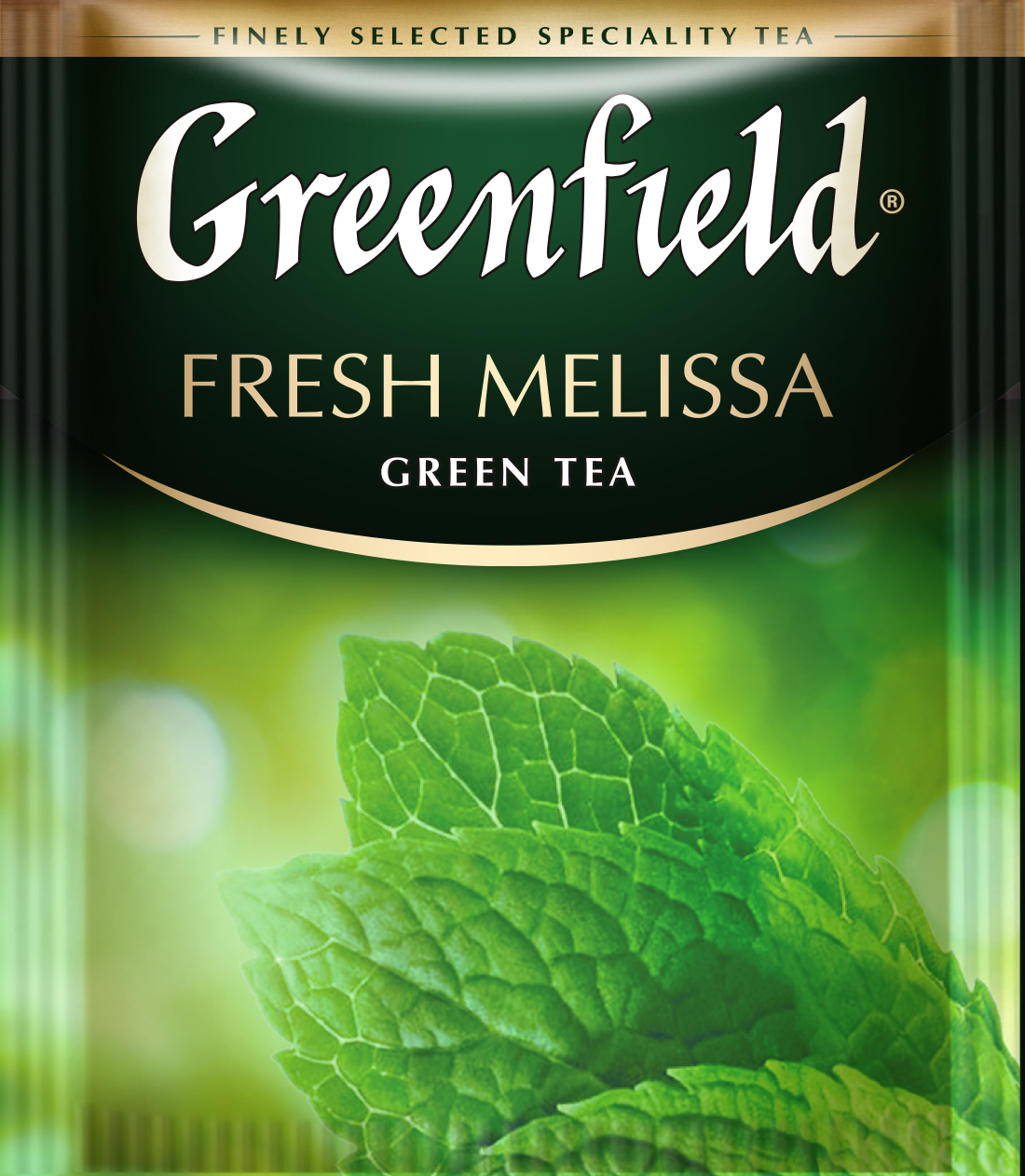 Чай Greenfield Fresh Melissa ХоРеКа зелений з мелісою 100 пакетиків (10102)