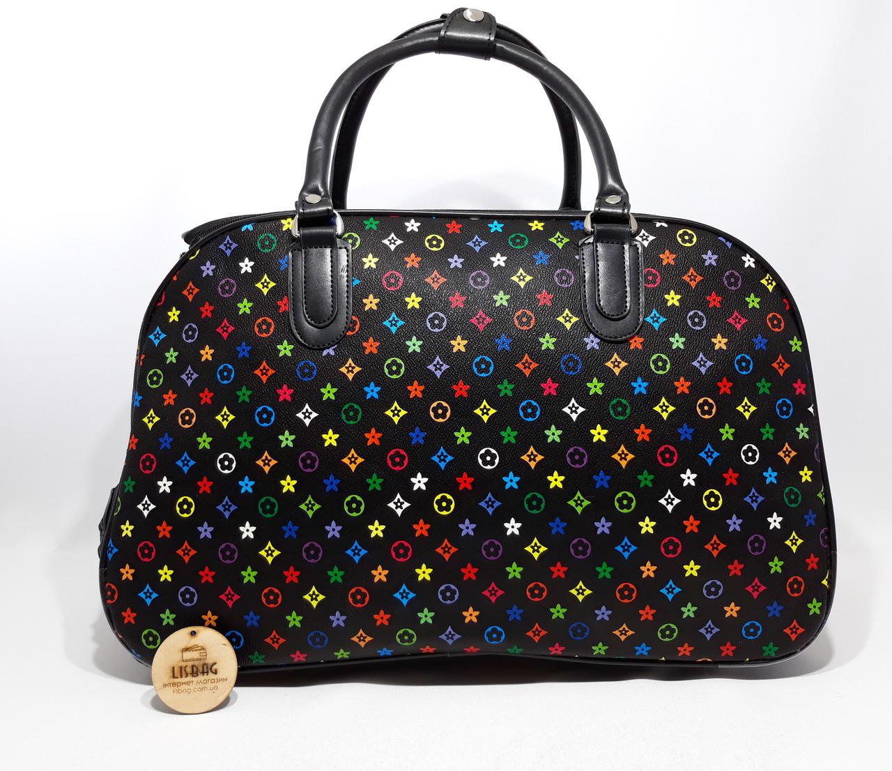 Сумка на колесах Sky Travel 48х23х31 см 38 л Чорний (420-5) - фото 9