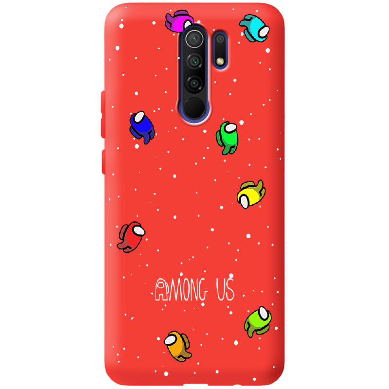 Чохол Boxface Xiaomi Redmi 9 Among Us Invisible Червоний силікон (40233-bk76-41139)