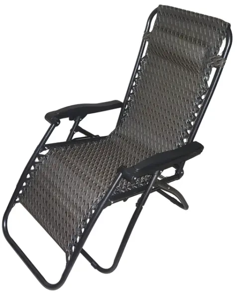 Шезлонг складной с подстаканником Zero Gravity XXL до 120 кг (2666602773) Шезлонг складной с подстаканником Zero Gravity XXL до 120 кг (2666602773)