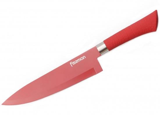 Кухонний ніж кухарський Fissman Arcobaleno 33 см (KN-2291.CH)
