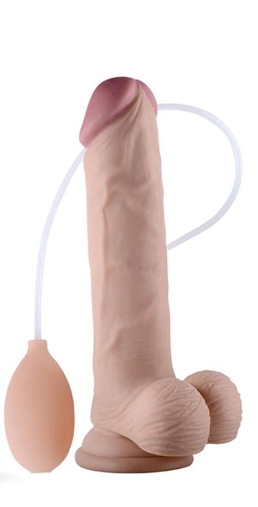 Фаллоимитатор LoveToy Soft Ejaculation Cock With Ball 9