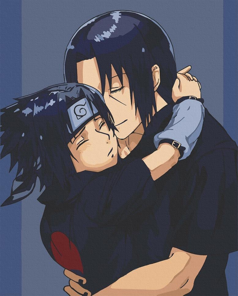 Картина по номерам ART CRAFT Итачи и Саске 10265-AC 40x50 см (RLT20457)