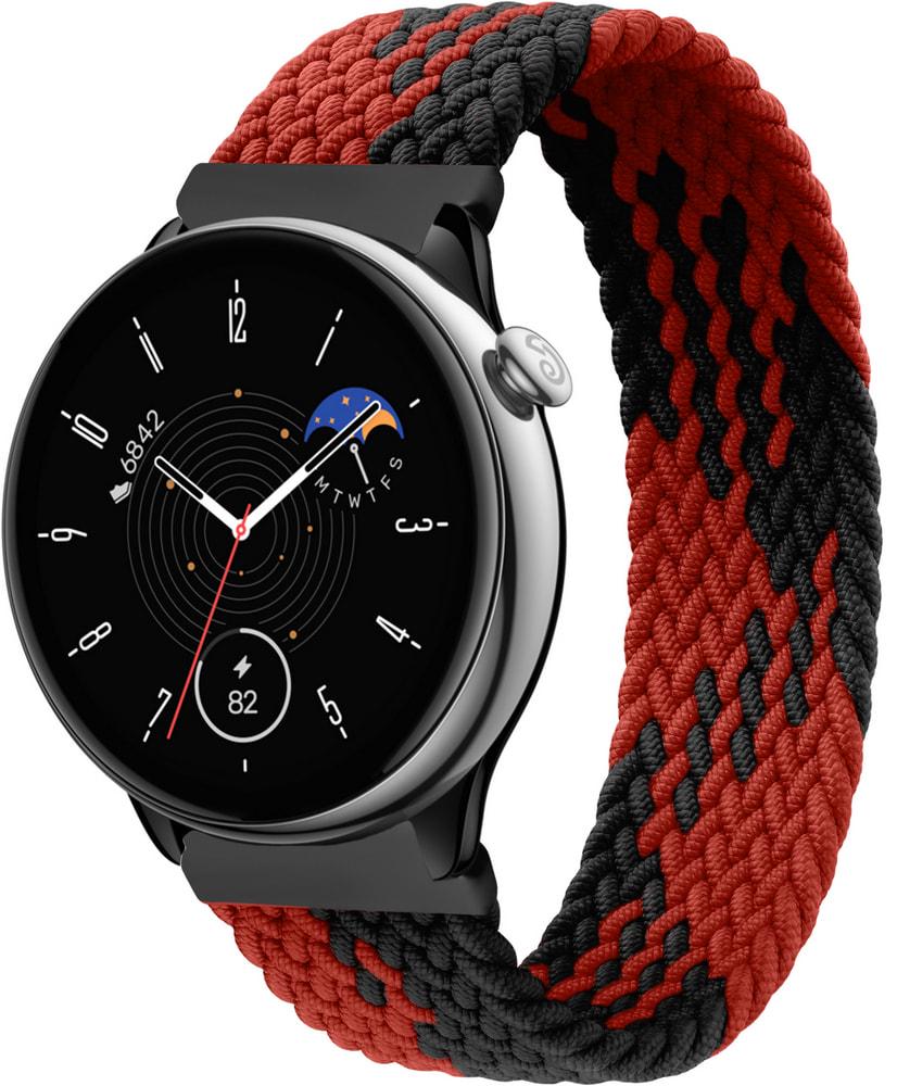 Ремінець Solo Loop Multi для Amazfit GTR Mini (135 мм) Black Red (33640-44)