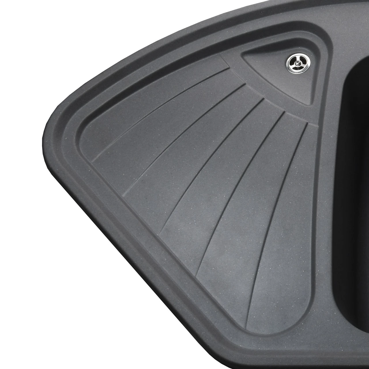 Мойка гранитная Globus Lux AVERNO А0003 1060x575 мм Серый металлик (04000034) - фото 2