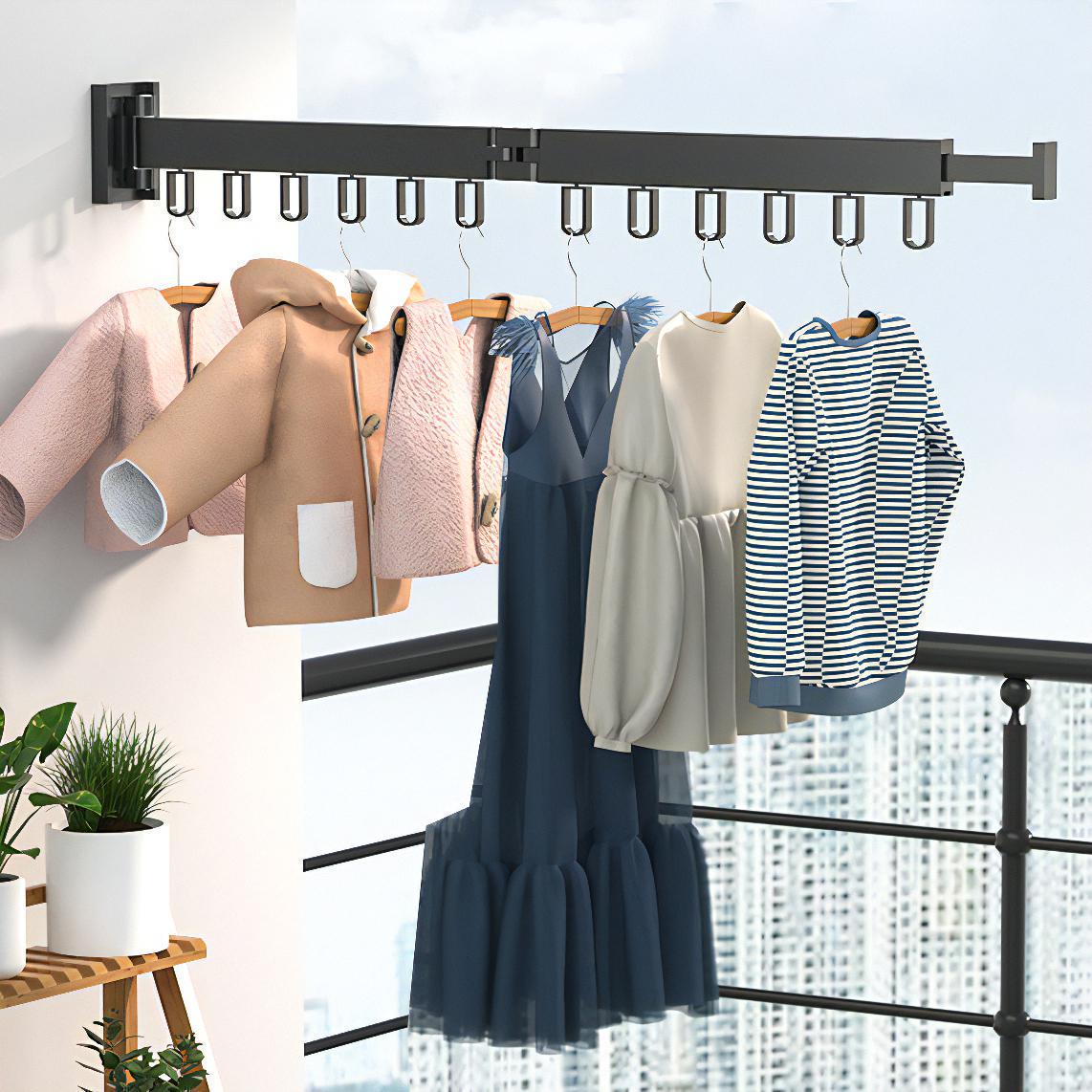 Вешалка настенная телескопическая 13в1 для одежды (17696376) - фото 5 Вешалка настенная телескопическая 13в1 для одежды (17696376) - фото 5