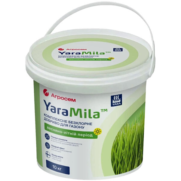 Добриво комплексне безхлорне Yara Mila для газону весна/літо 10 кг (2703)