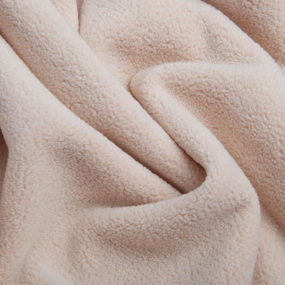Тканина фліс преміум Тедді 360 г/м2 140 см Світло-бежевий (26625) - фото 3