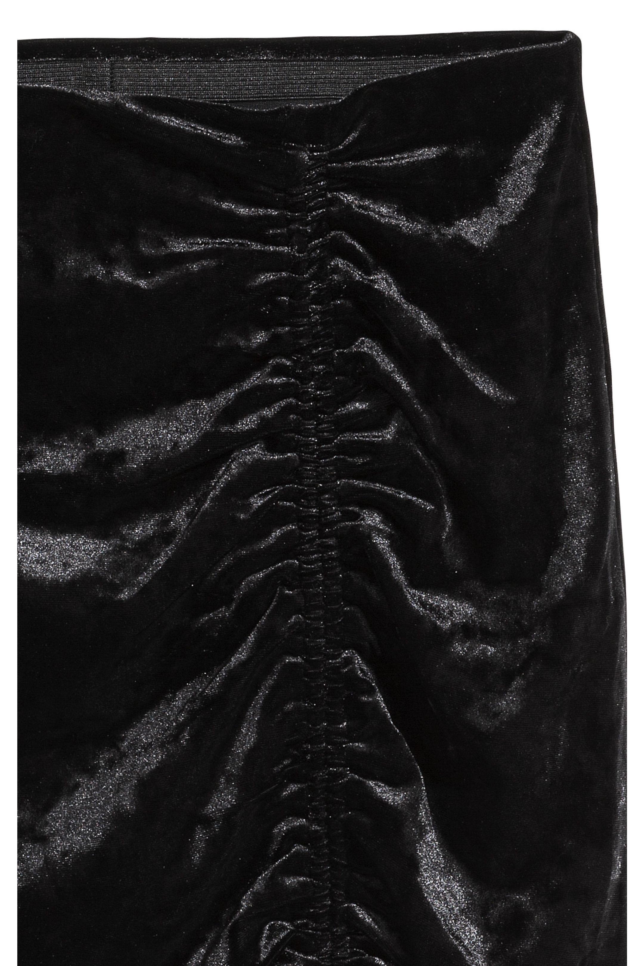 Юбка бархатная M Черный (4675576dlog) - фото 2 Юбка бархатная M Черный (4675576dlog) - фото 2