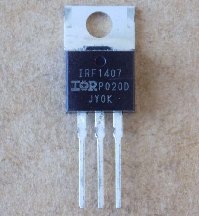 Транзистор IRF1407 75V;130A;330W/0.0078R для DH3205A/TO220 (25509)
