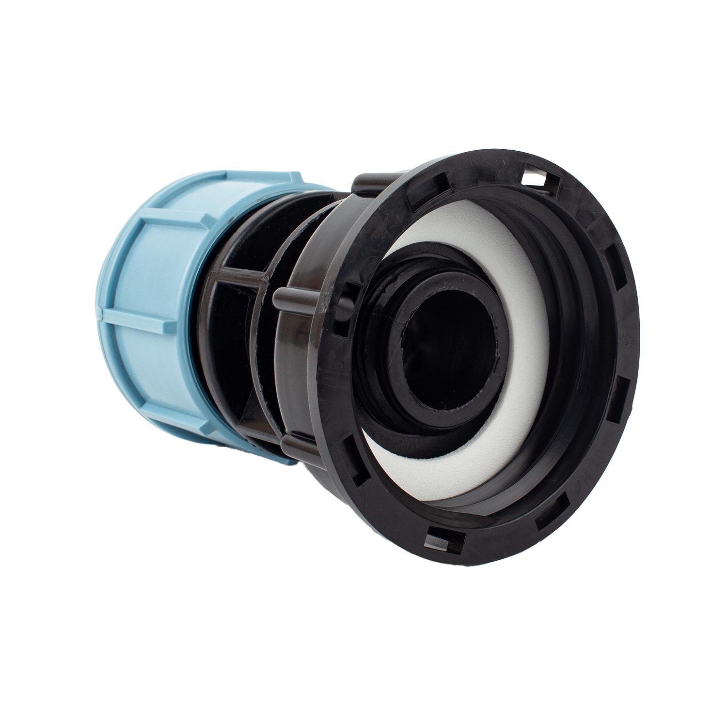 Переходник прямой из еврокуба S60х6 на ПНД трубу 32 мм - фото 4