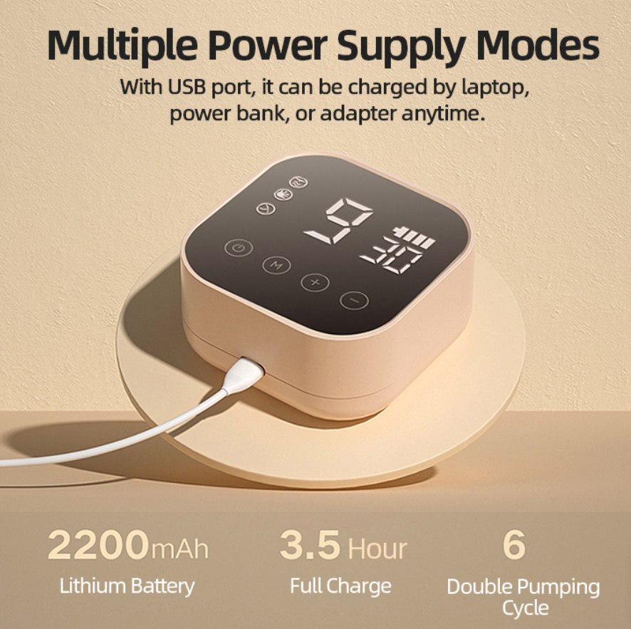 Молоковідсмоктувач електронний сенсорний подвійний Familla MILKY 4в1 (142450) - фото 13 Молоковідсмоктувач електронний сенсорний подвійний Familla MILKY 4в1 (142450) - фото 13