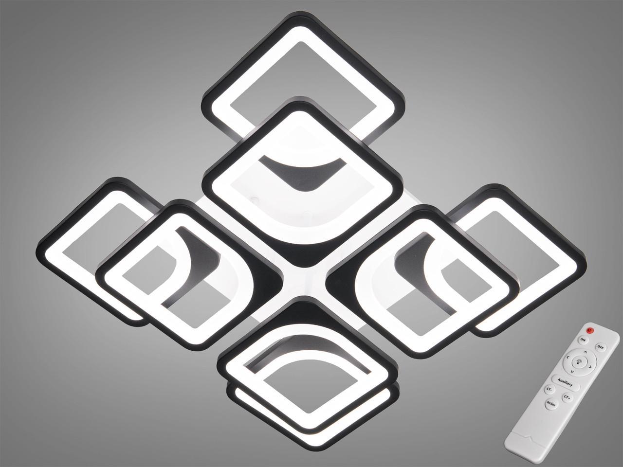 Люстра LED HS8060/4+4BK (2437601705)