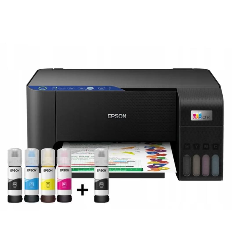 Принтер струменевий БФП Epson EcoTank L3251 для друку сканер і ксерокс кольоровий USB2.0/Wi-Fi 3в1 - фото 7