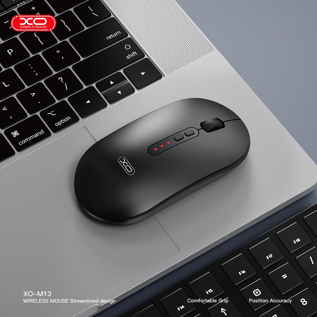 Компьютерная мышка Xo M13 Tri-mode Bluetooth Wireless Silent Черный (7106512) - фото 5
