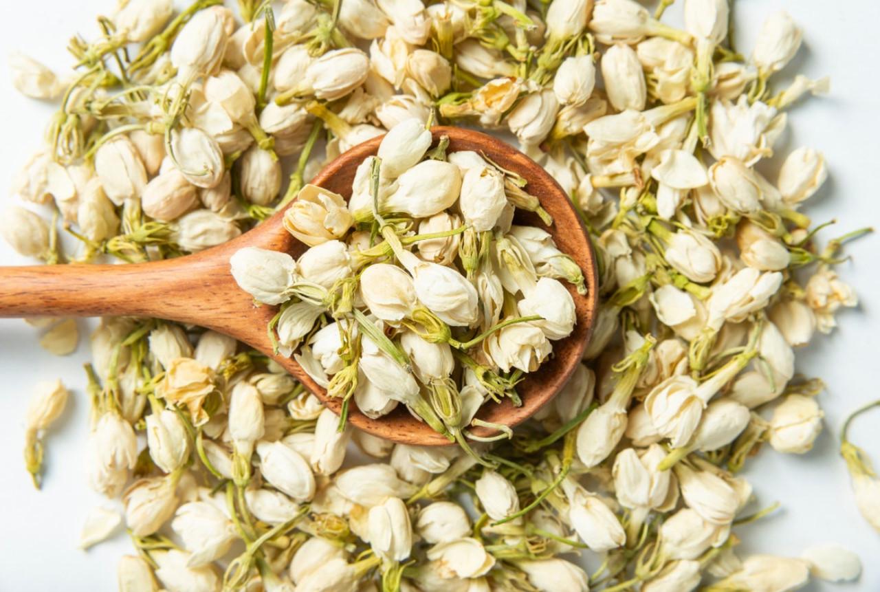 Чай квітково-трав'яний Жасмин бутони органічний в банці 25 г (OS-JA-B25) - фото 3