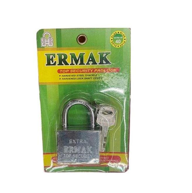 Замок Ermak R95650 з трьома ключами 40 мм (20564079)