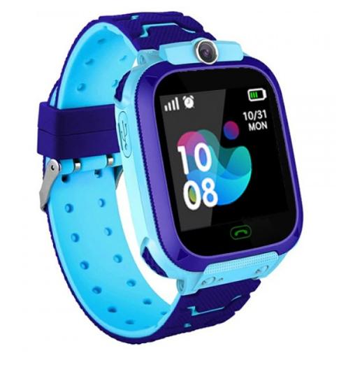 Детские умные часы UNI TD07S с GPS и камерой Сине-голубой