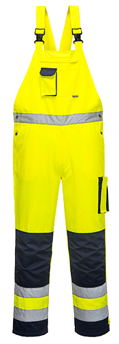 Полукомбинезон светоотражающий Dijon TX52 S Желтый/Темно-синий