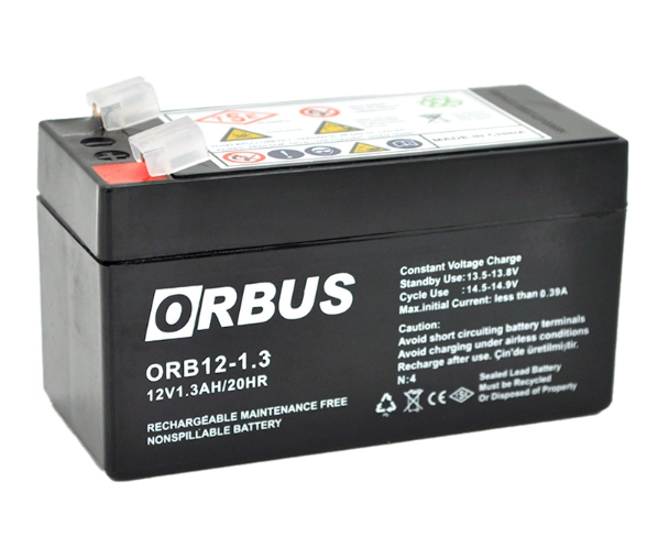 Аккумулятор для ИБП Orbus 12 V 1,3 Ач (14275340)
