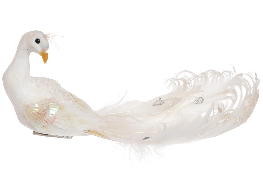 Декоративный Павлин на клипсе BonaDi (155-525-9)