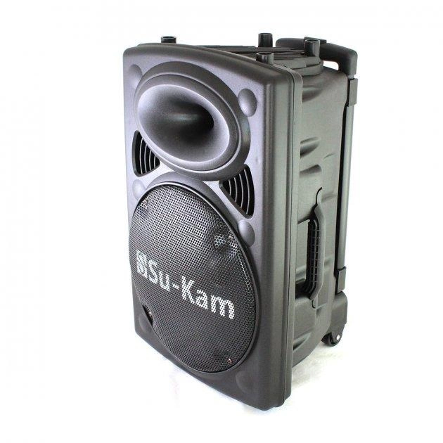 Система акустическая Su-Kam BT 150D + 2 микрофона 150 Вт 7500 mAh Black (34634584845845)