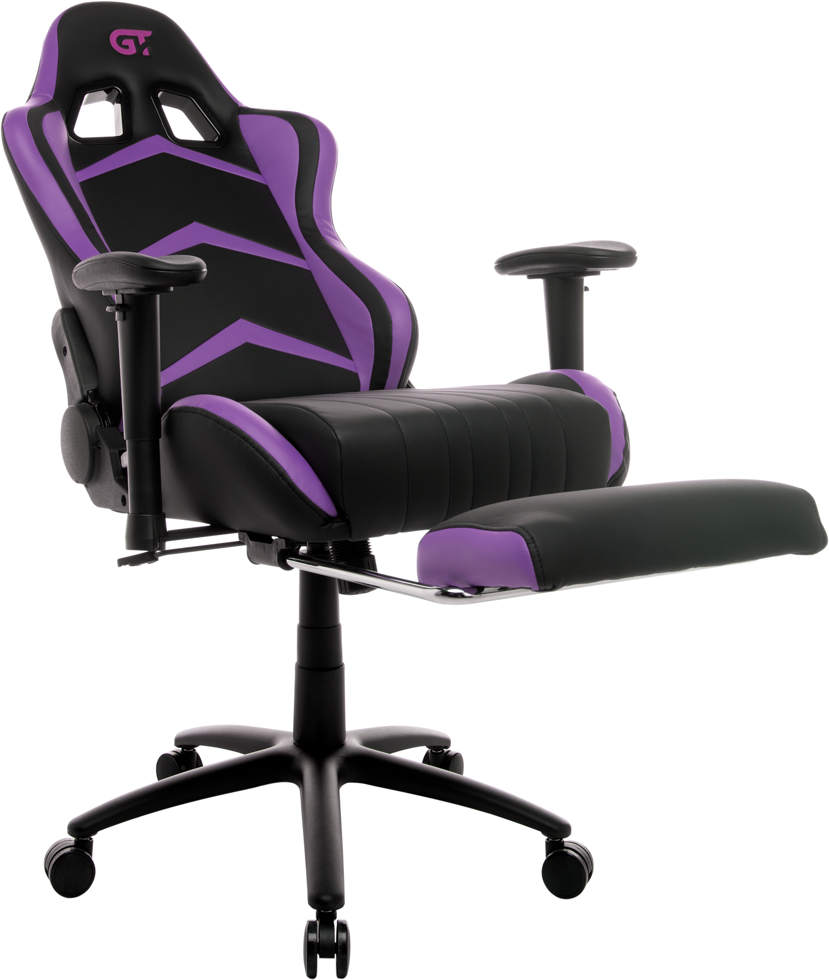 Кресло геймерское GT Racer X-2534-F Black/Violet - фото 8